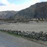 A Tibetan house on the roadside.