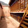 Outside of the bKa' 'gyur temple, Phur lcog hermitage