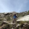 A Sera project team member takes a photo of Ke'u tshang hermitage