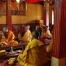 Monks in assembly, Ke'u tshang hermitage