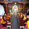 Monks in assembly, Ke'u tshang hermitage