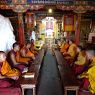 Monks in assembly, Ke'u tshang hermitage