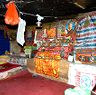 Interior of a nun's hut/cave, Mkhar rdo hermitage