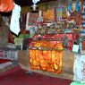 Interior of a nun's hut/cave, Mkhar rdo hermitage