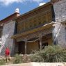 Front facade of main temple at bsKra shis chos gling