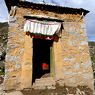 A small structure housing a water-powered mani wheel