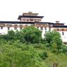 A view of the north side of Paro Dzong.