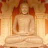 One of the Buddhas adorning the lecture hall of Sitagu Buddhist Academy.