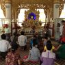 A shrine at the Kuthodaw Pagoda.