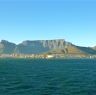 Table Mountain as viewed from the sea.