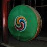 Large drum in the Assembly Hall at Derge Monastery.