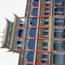 Chinese style temple at the top of the monastery.