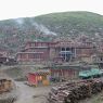 The main Assembly Hall ['du khang] at Larung Gar [bla rung gar].