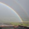 A rainbow near the orphanage.