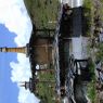 Field of stupas near the monastery.