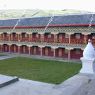 The inner courtyard of the college.