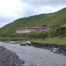 View of the college from across the river.