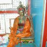 A statue of Padmasambhava inside the college.