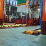 Monks in class in the Assembly Hall.