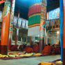 Monks in class in the Assembly Hall.