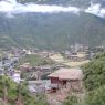 A view of a part of Pelyul city from the monastery.