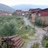 A view up the monastery ridge from the Zangdok Pelri Temple.