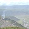 A view of the valley behind Larung Gar from the top of Jomo Hill.