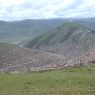 A view of Larung Gar from the top of Jomo Hill.