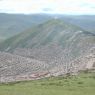 A view of Larung Gar from the top of Jomo Hill.