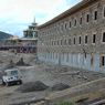 The Visitors Hostel located on the ridge overlooking Larung Gar next to the Gyutrul Temple, seen only partially in back to the left.