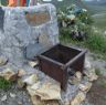 Close up of mountain god altar on top of mountain near Lhagang town