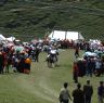 Man racing horse at Lhagang Horse Festival.&nbsp;