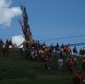 People gathering for Lhagang horse festival