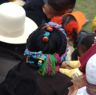 Jewelry on head of a woman at the Lhagang Festival.&nbsp;