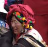 Nomad woman at the Lhagang Festival.&nbsp;