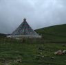 Prayer Flag stupa at Dora Gamo.&nbsp;