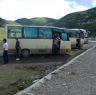 Buses in Lhagang.&nbsp;