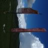 Prayer flags in the meadow in Lhagang.&nbsp;