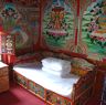 Guest room in hotel in Lhagang.&nbsp;