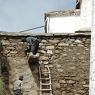 Wall repair outside Great Assembly hall