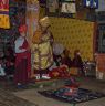 Choje Lama Jamtsho reading the confession text to confess the dharma protector