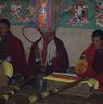 Priests performing rituals on the second day of Kangsoel