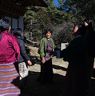 The Bezur women entertaining on the lhakhang handing-taking ceremony