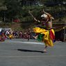 The different steps of Juging cham performing Chhukha Rabdey performers