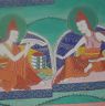 wall painting of Lopen Eknyen and Phakpa Zhiwala