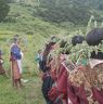 Bropon (lead master) and followers performing Bro  last steps  before closing for first day festivals