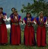 Beeautiful ladies dressed in Bro costume performing the songs after completing the first days Bro.