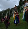 Dodam (captain) of Bro walking with Nubchham performers