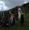 People follows Nubchhampa's as Nubchham dancers moves