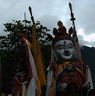 Tall and huge  Nubchham dancers